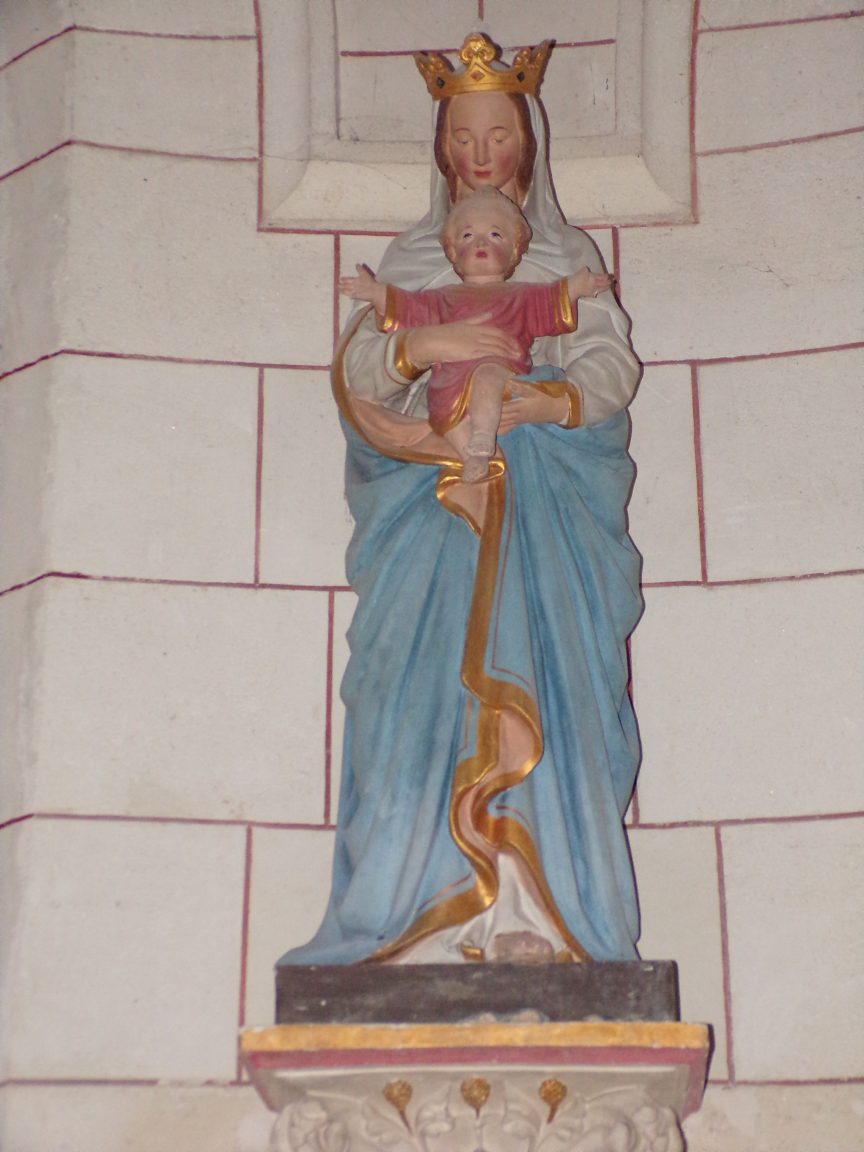 Gondeville - L'église Notre-Dame - La Vierge Marie (21 septembre 2019)