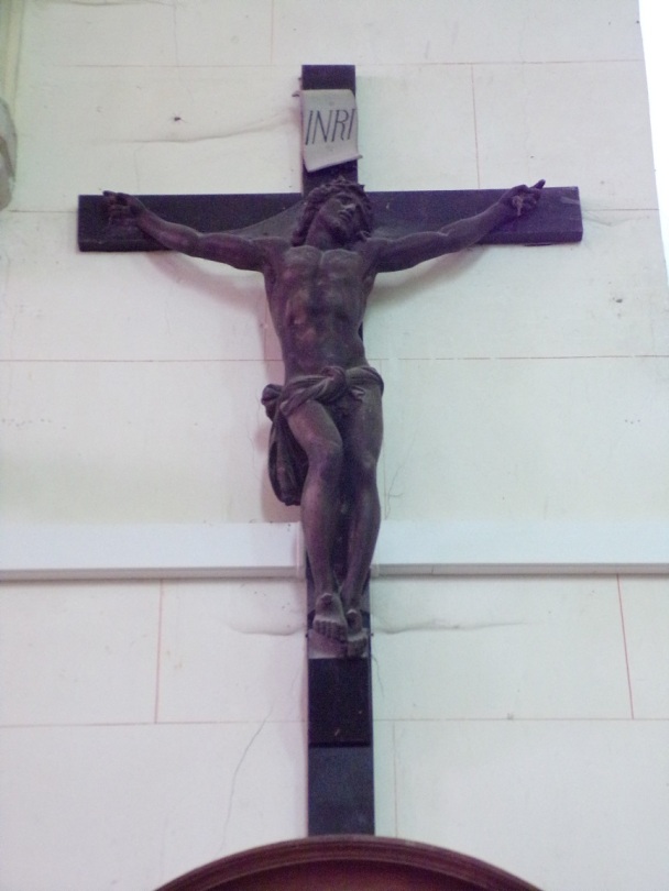 Brives sur Charente - L'église Saint-Etienne - Le Crucifix (27 juin 2018)