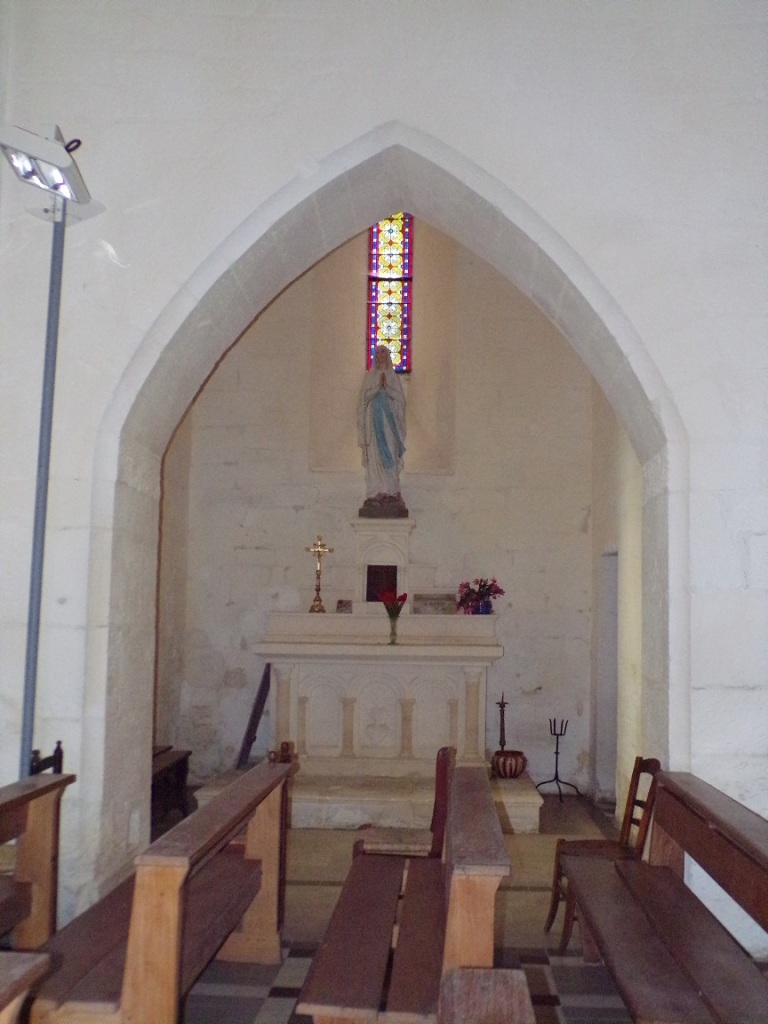 Louzac - L'église Saint-Martin - La chapelle 'Notre-Dame' (6 juin 2018)