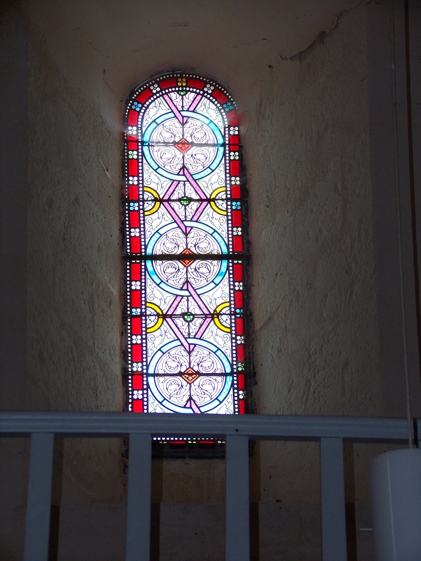 Saint-Laurent de Cognac - L'église Saint-Laurent - Un vitrail (31 mai 2018)