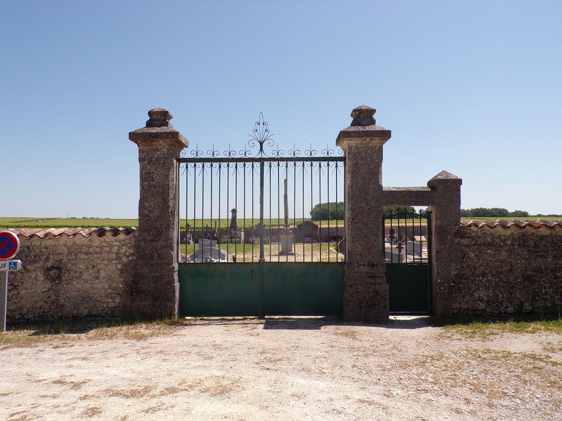 Germignac – L'entrée du cimetière (31 mai 2023)